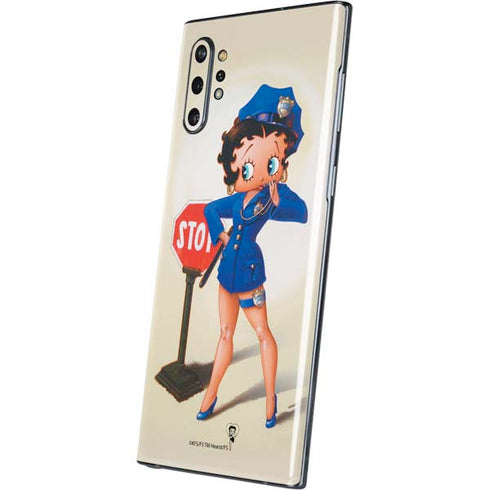 Betty Boop The Police Officer Galaxy Note 10 Plus Skin
